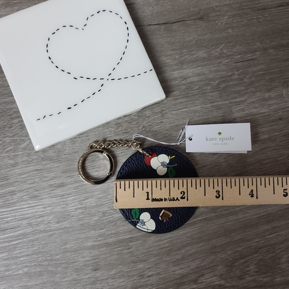 Kate Spade Keychain with Floral Print - Picture 4 of 6